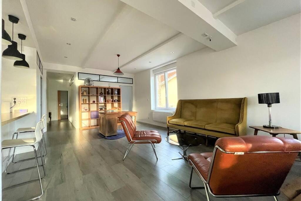 랭스 Superbe Loft 100M2 Proche Cathedrale Avec Parking 아파트 외부 사진