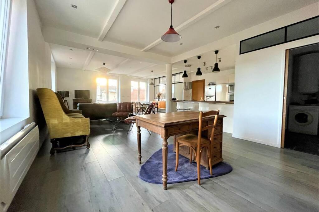 랭스 Superbe Loft 100M2 Proche Cathedrale Avec Parking 아파트 외부 사진